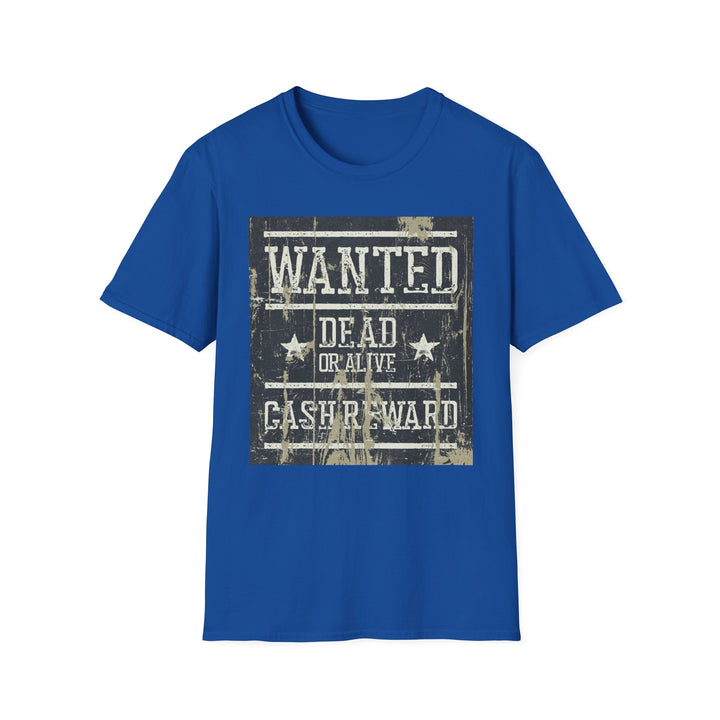 Wanted Dead Or Alive Unisex Softstyle T-Shirt