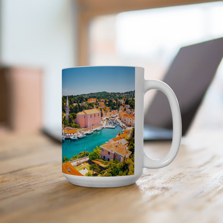 Scenic View Croatia Ceramic Mug, (11oz, 15oz)