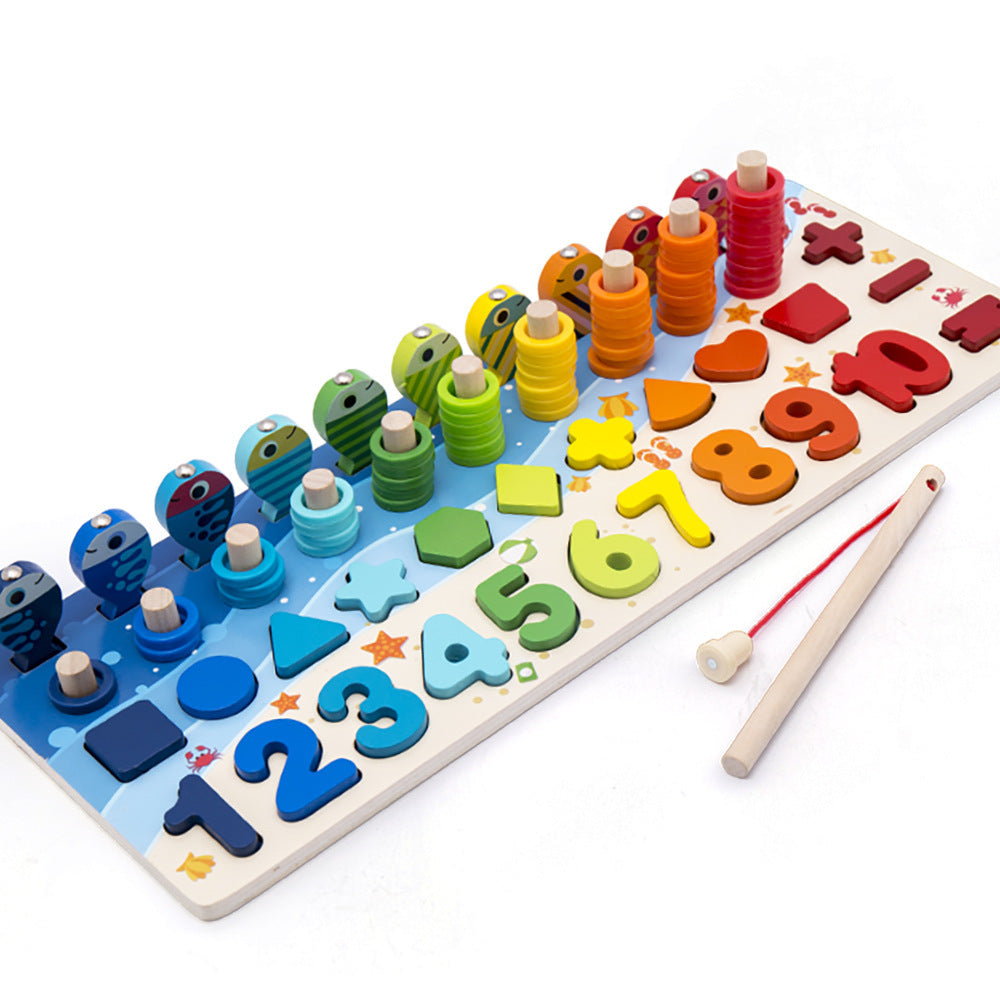 3D Alphabet and Number Puzzle – Wooden Educational Toy for Toddlers