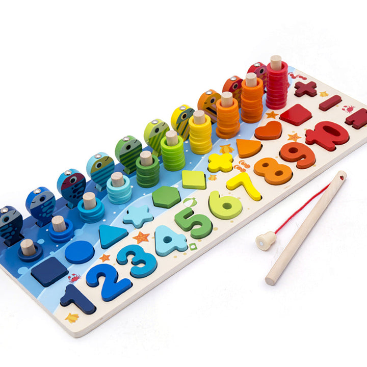 3D Alphabet and Number Puzzle – Wooden Educational Toy for Toddlers