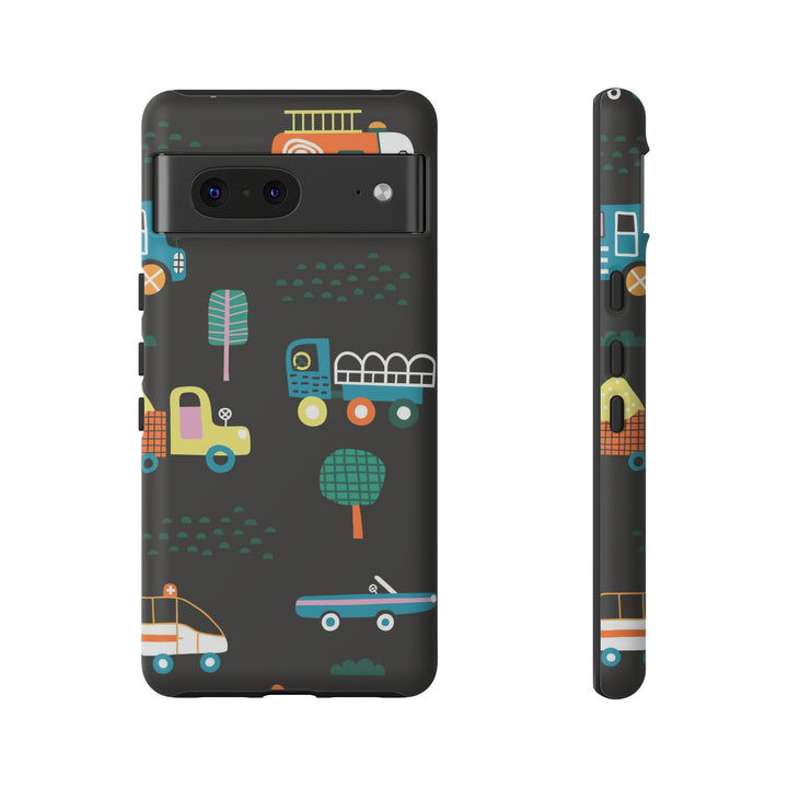 Cars and Trucks Tough Phone Case