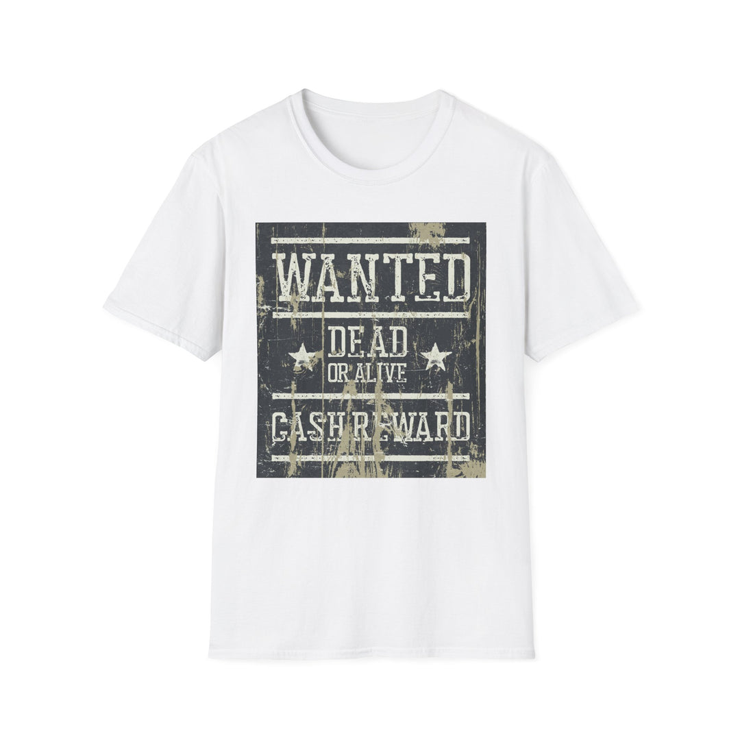 Wanted Dead Or Alive Unisex Softstyle T-Shirt