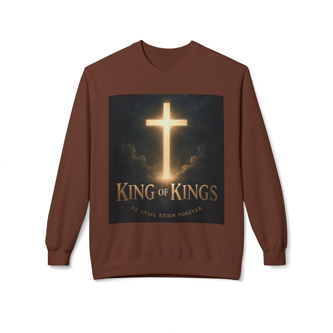 Christian Crewneck Sweatshirt - "King of Kings / Lord of Lords" Religious Pullover