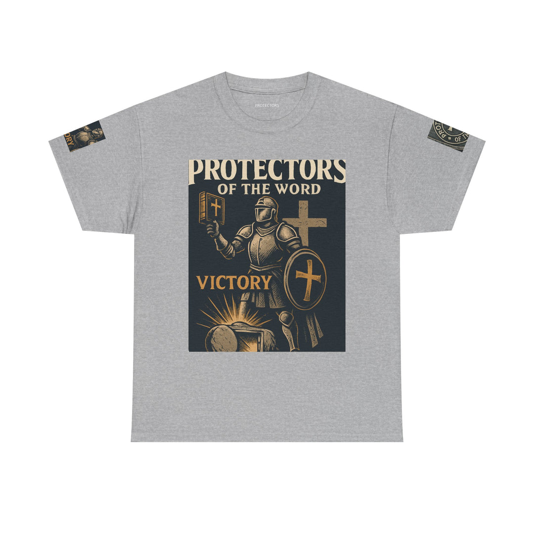 Protectors of the Word Premium Christian T-Shirt — 'Victory' Knight Design with John 14:6 Scripture