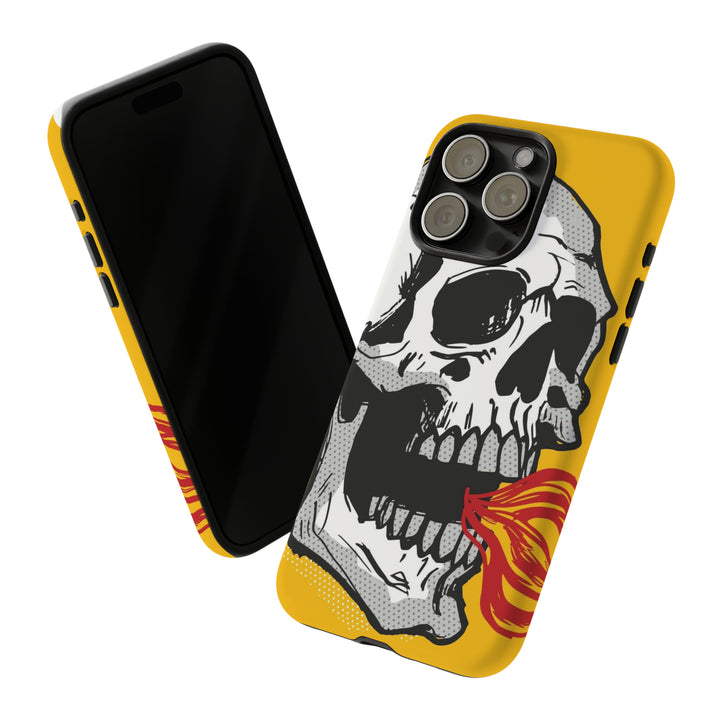 Skull Fire Tough Phone Case