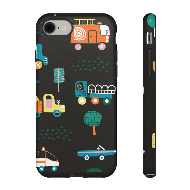 Cars and Trucks Tough Phone Case