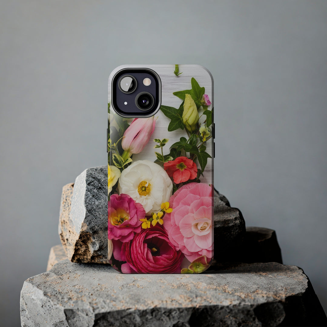 iPhone Flowers Tough Phone Case