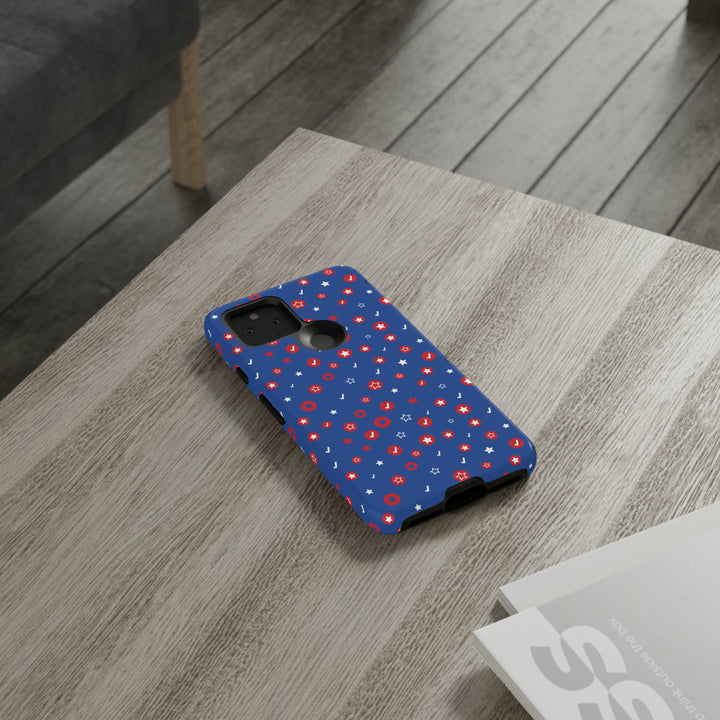 Checks and Stars Tough Phone Case