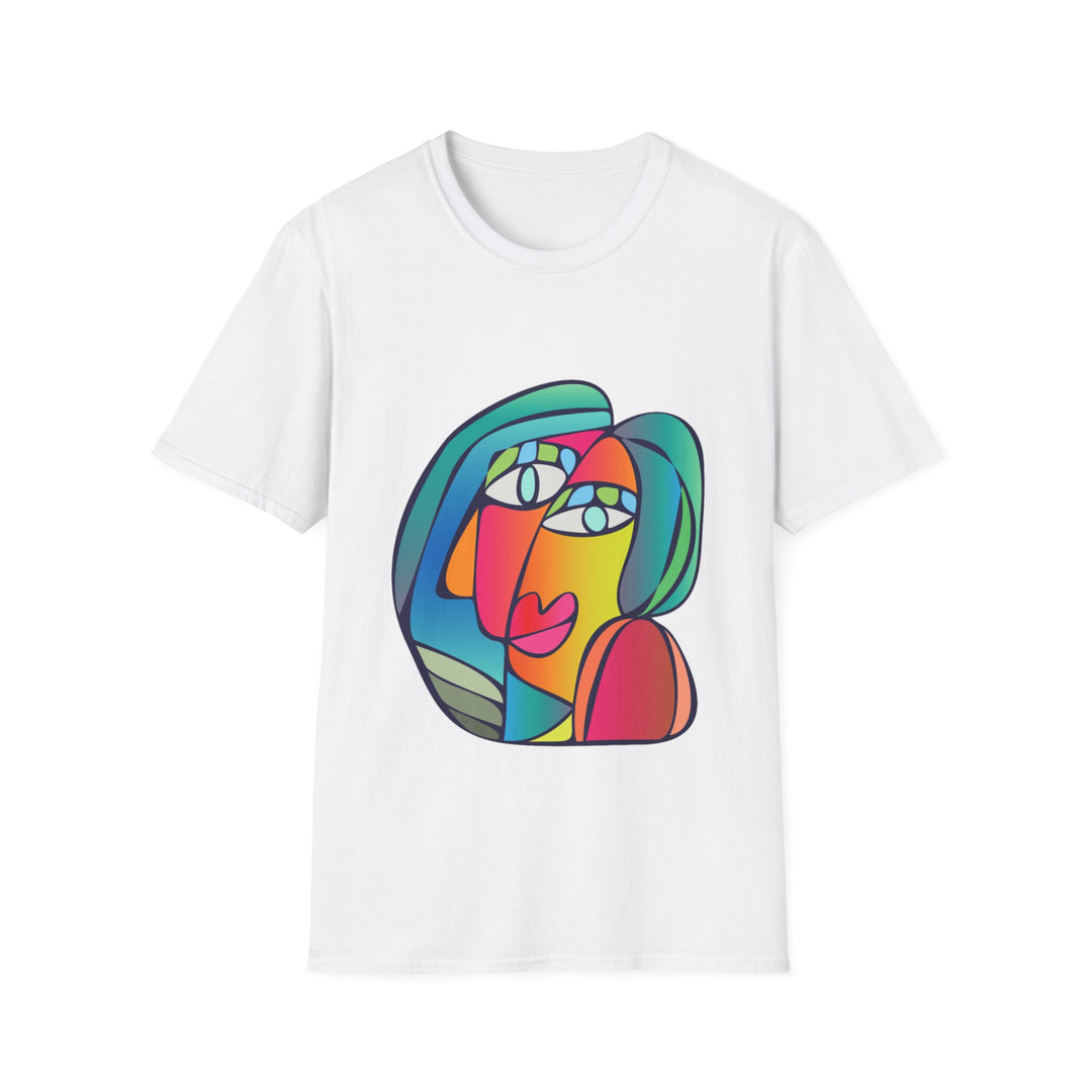 Cubism Girl Unisex Softstyle T-Shirt