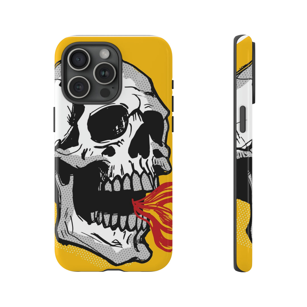 Skull Fire Tough Phone Case