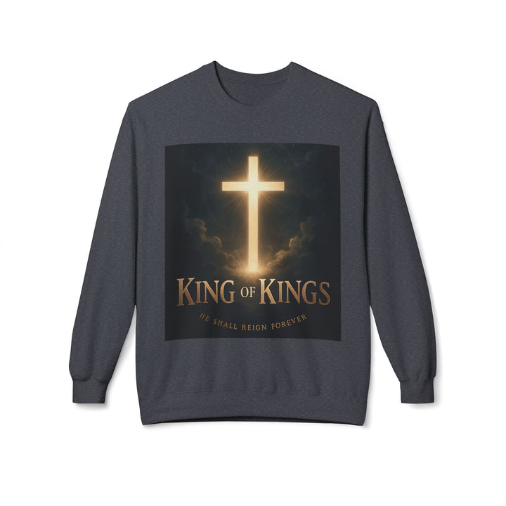 Christian Crewneck Sweatshirt - "King of Kings / Lord of Lords" Religious Pullover