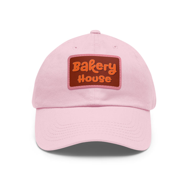 Bakery House Dad Hat with Leather Patch (Rectangle)