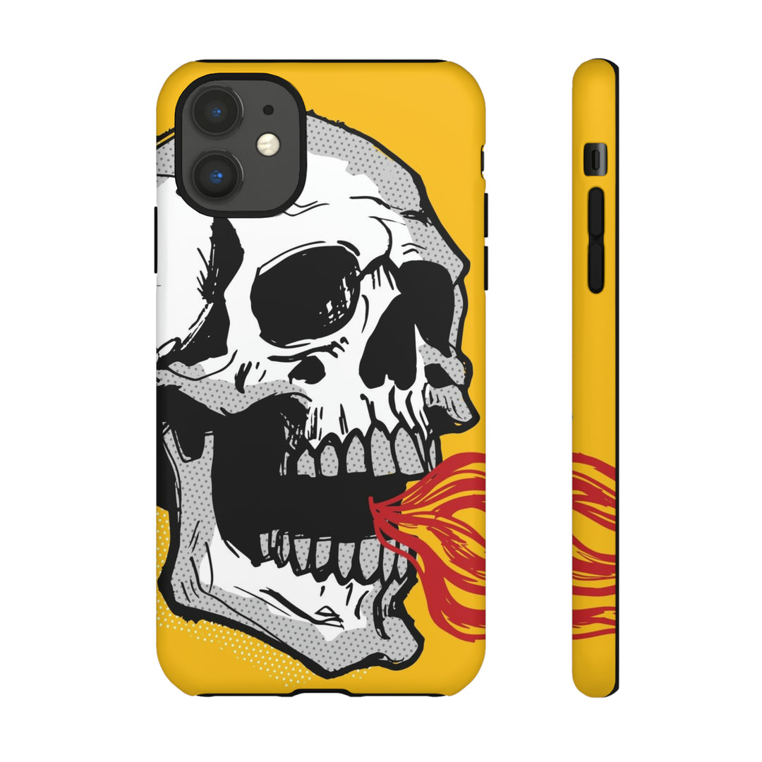 Skull Fire Tough Phone Case