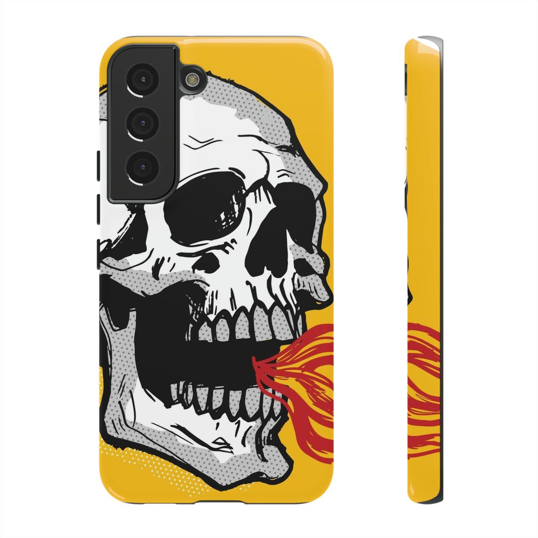 Skull Fire Tough Phone Case