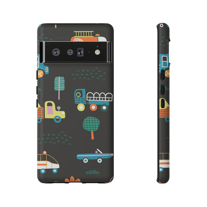 Cars and Trucks Tough Phone Case