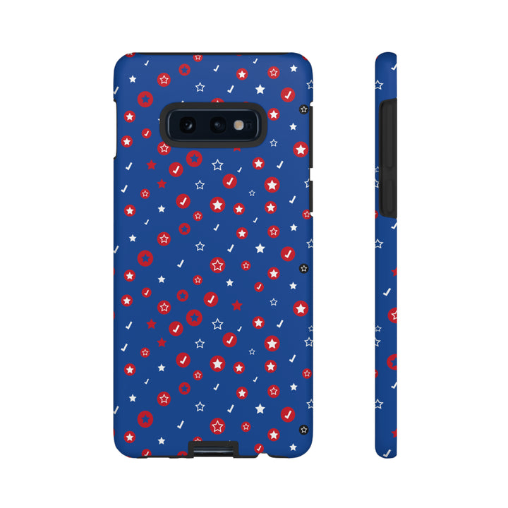 Checks and Stars Tough Phone Case