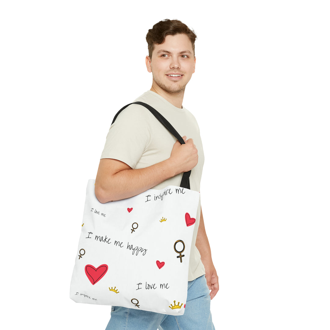 I Love Me Tote Bag (AOP)