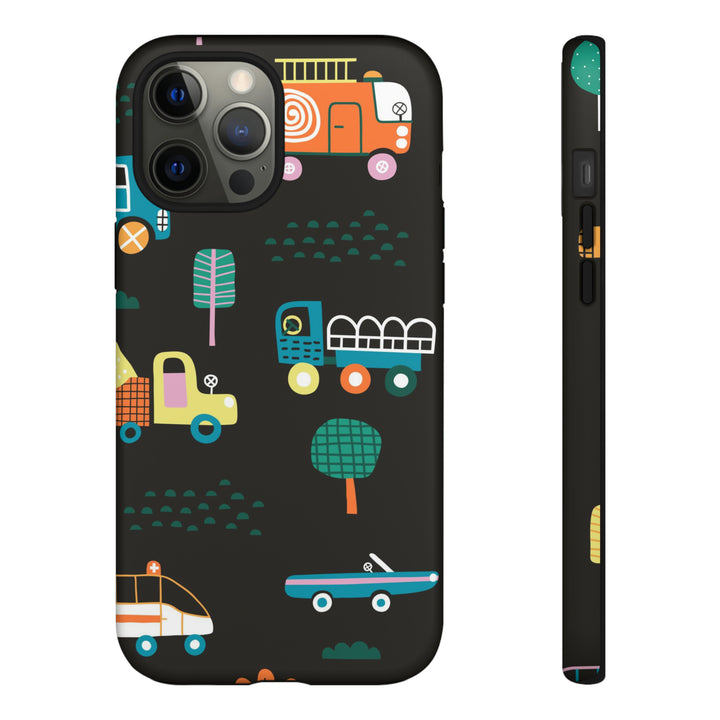 Cars and Trucks Tough Phone Case