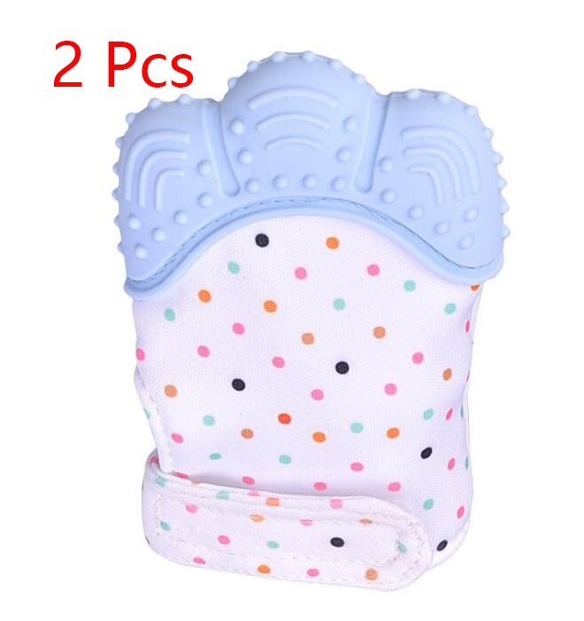 Baby Teething Gloves – Silicone Molar Mitten for Soothing Gums