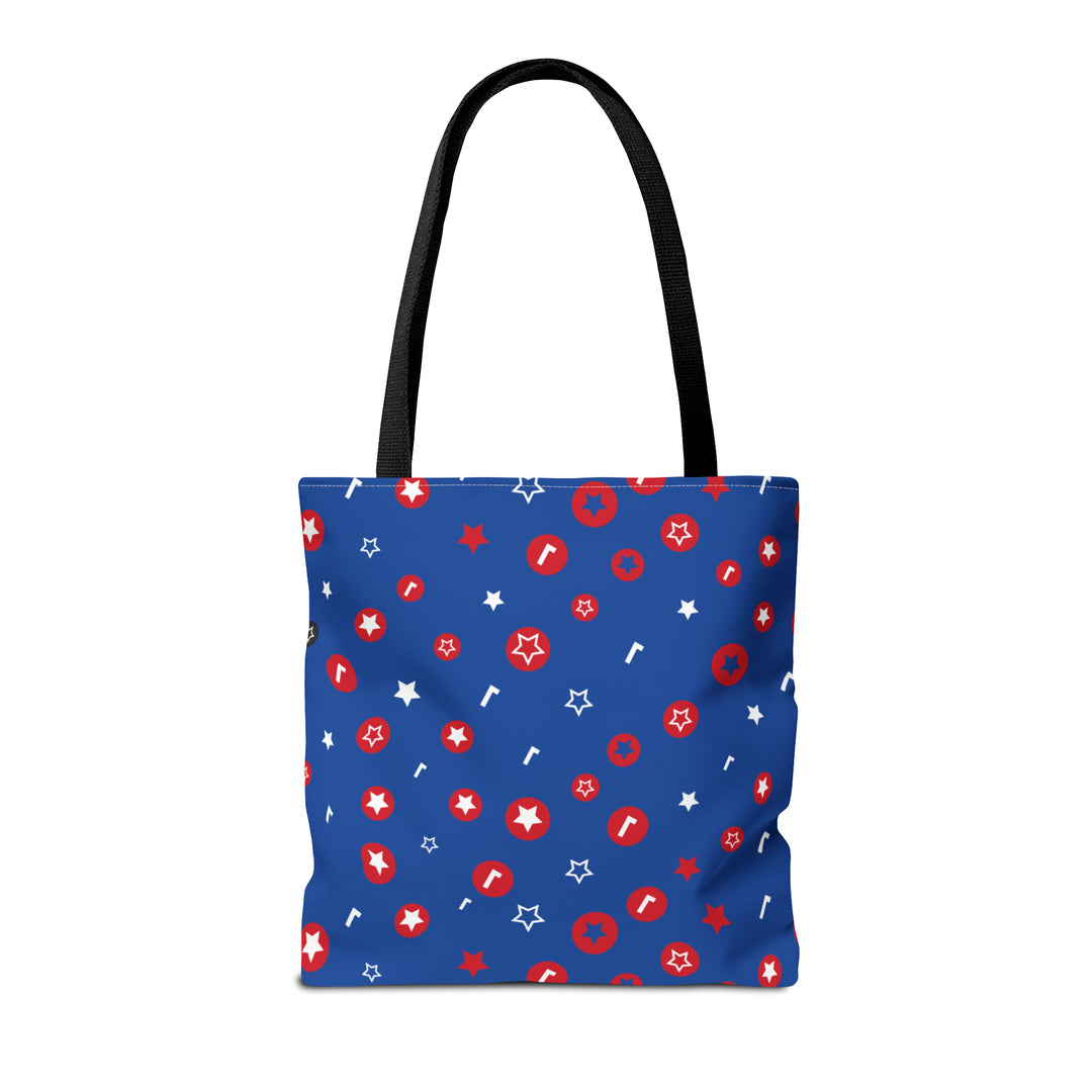 Symbol Pattern Tote Bag (AOP)