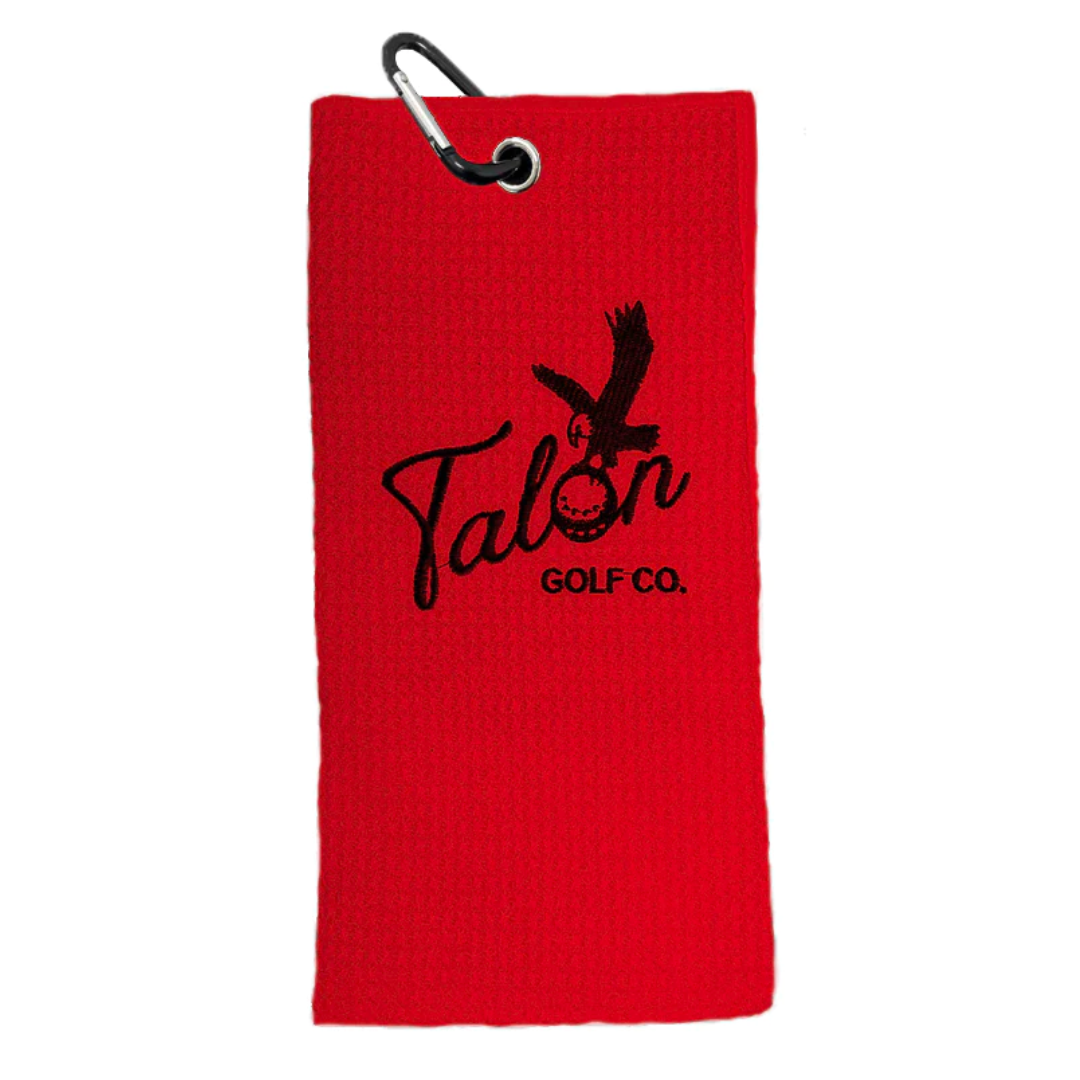 Performance Golf Towel Red.