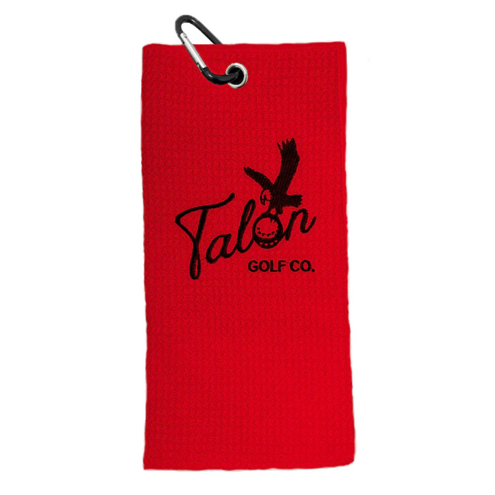 Performance Golf Towel Red.