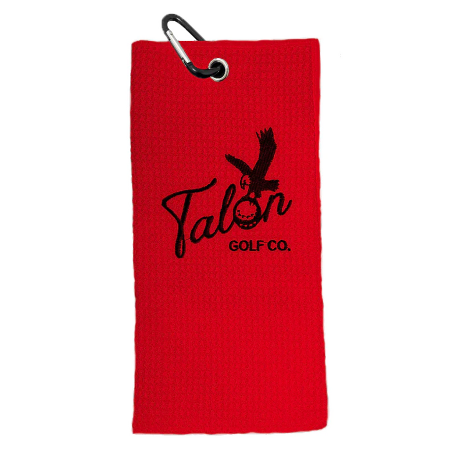 Performance Golf Towel Red.