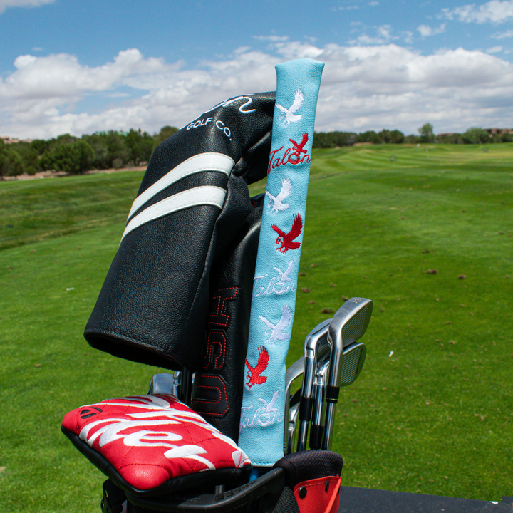 Alignment Stick Headcover in Bag.