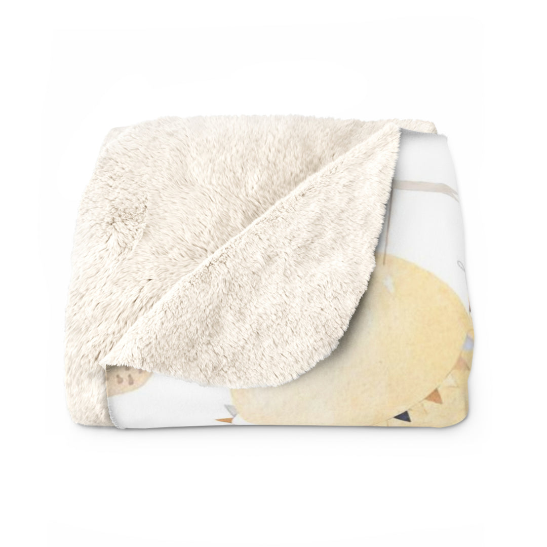 Cute Bear Cub Sherpa Fleece Blanket