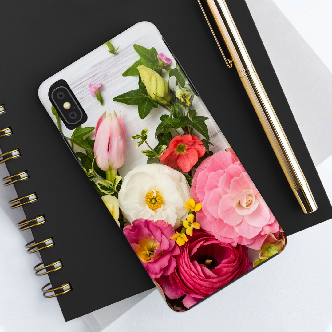 iPhone Flowers Tough Phone Case