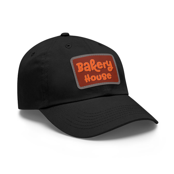 Bakery House Dad Hat with Leather Patch (Rectangle)