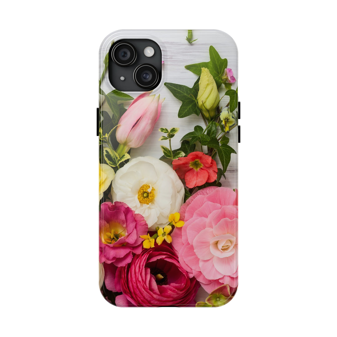 iPhone Flowers Tough Phone Case