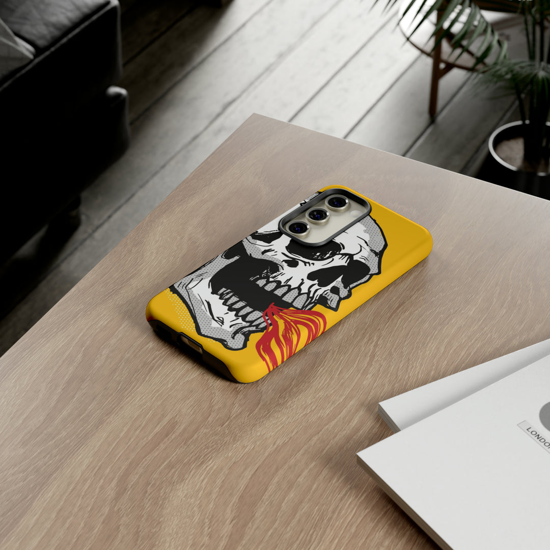 Skull Fire Tough Phone Case