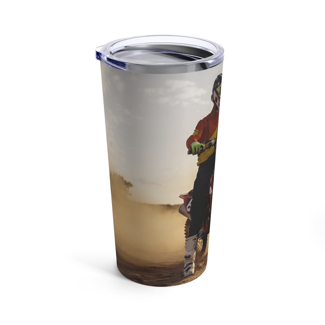 Motor Cross Tumbler 20oz