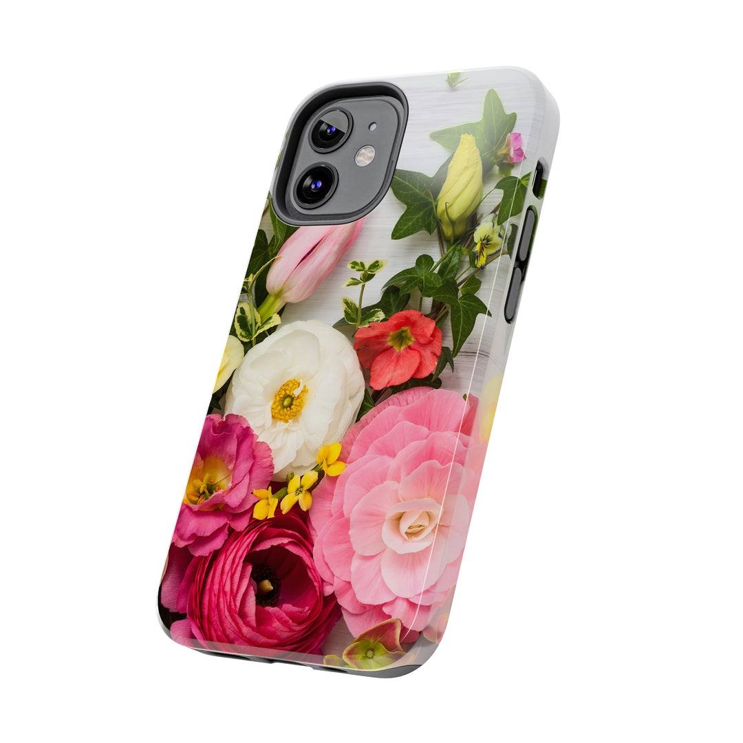 iPhone Flowers Tough Phone Case