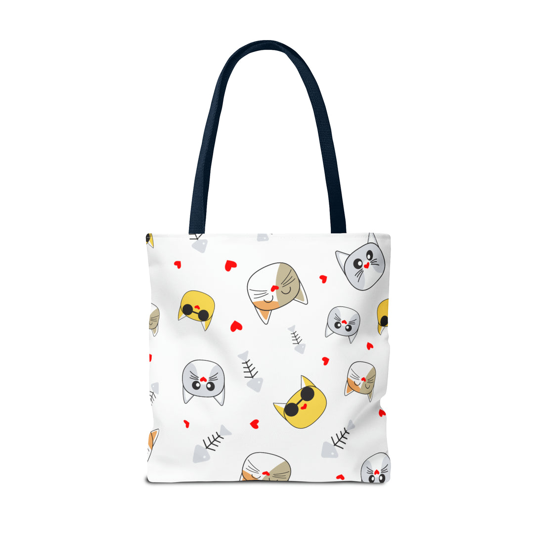 Cat Face Tote Bag (AOP)