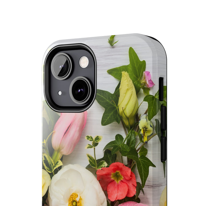 iPhone Flowers Tough Phone Case