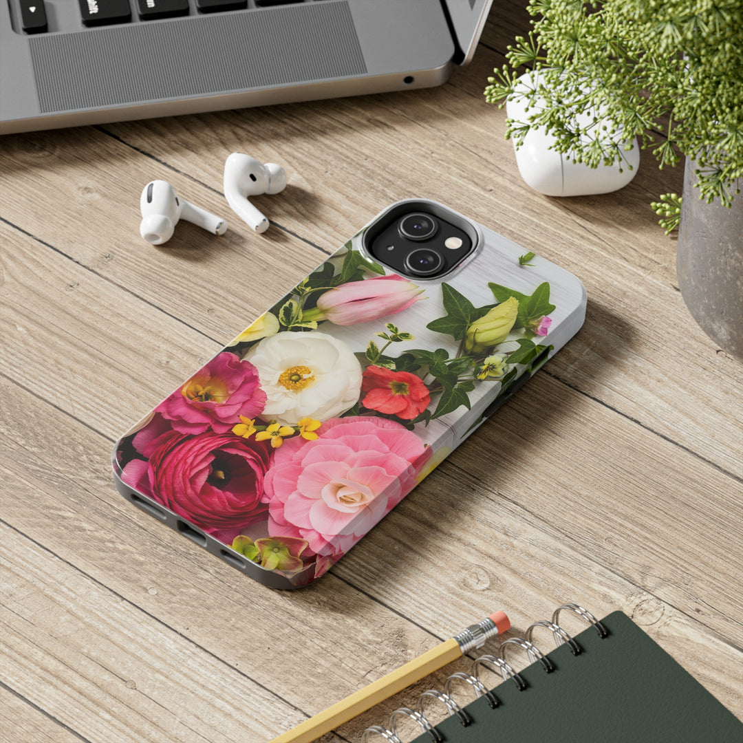 iPhone Flowers Tough Phone Case