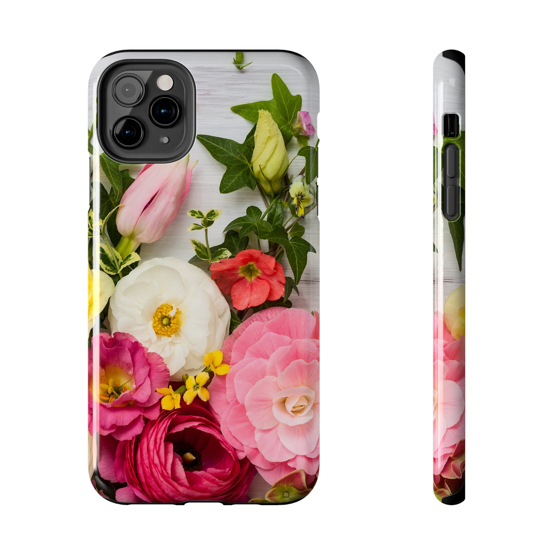 iPhone Flowers Tough Phone Case