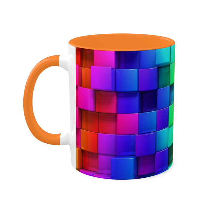 Rainbow of Colorful Boxes Colorful Mugs, 11oz