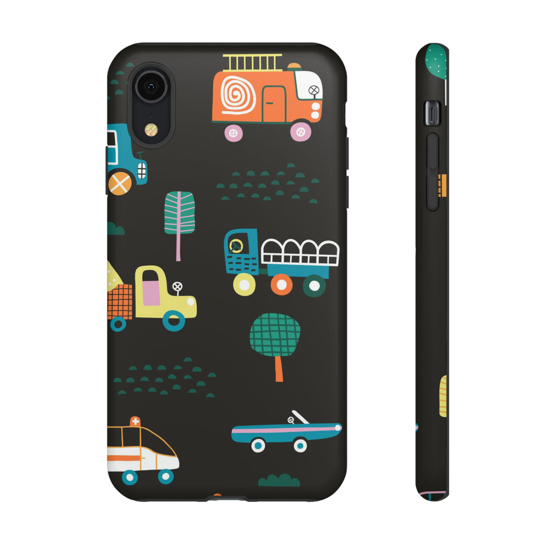 Cars and Trucks Tough Phone Case