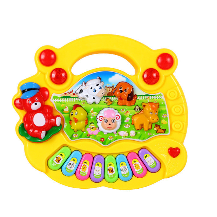 Farm Animal Musical Keyboard Educational Piano Toy for Toddlers