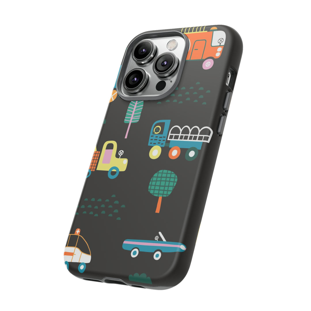 Cars and Trucks Tough Phone Case