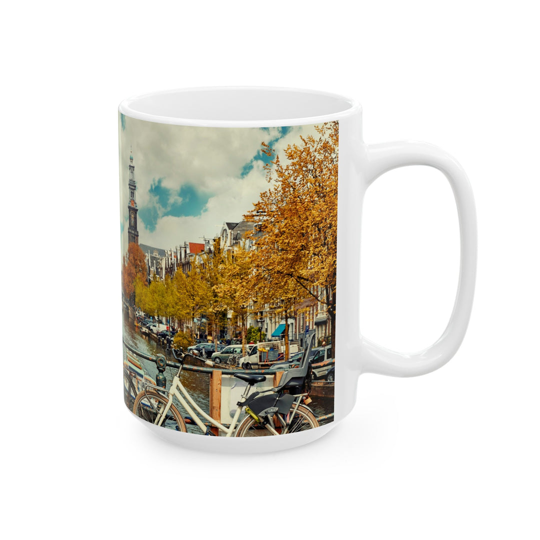 Scenic Amsterdam Ceramic Mug, (11oz, 15oz)