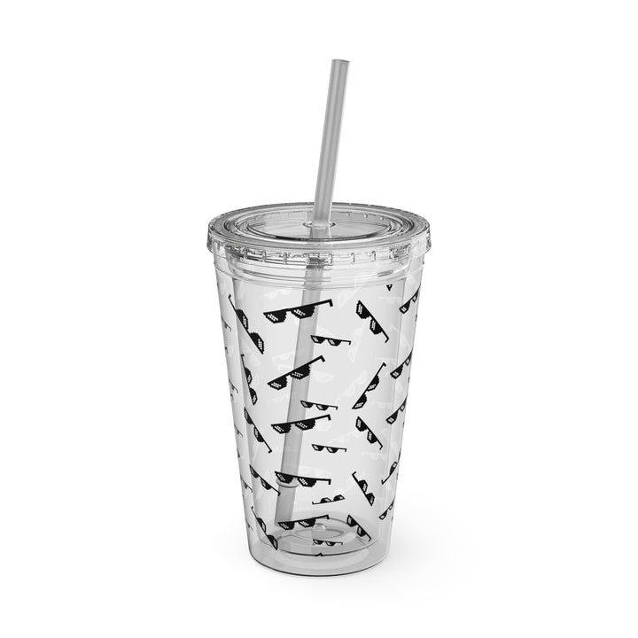 Shade Glasses Sunsplash Tumbler with Straw, 16oz