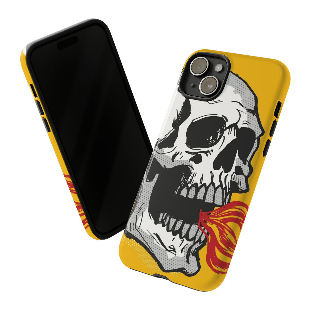 Skull Fire Tough Phone Case