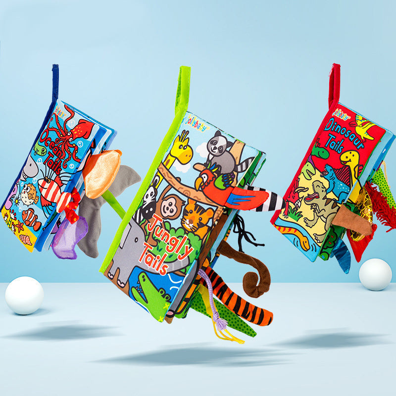 Baby Educational Cloth Book Early Learning Soft Fabric Toy for Infants