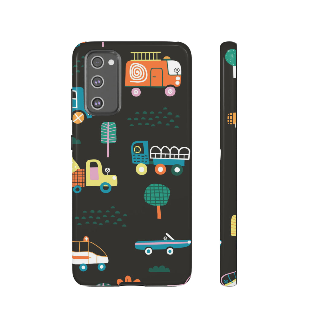 Cars and Trucks Tough Phone Case