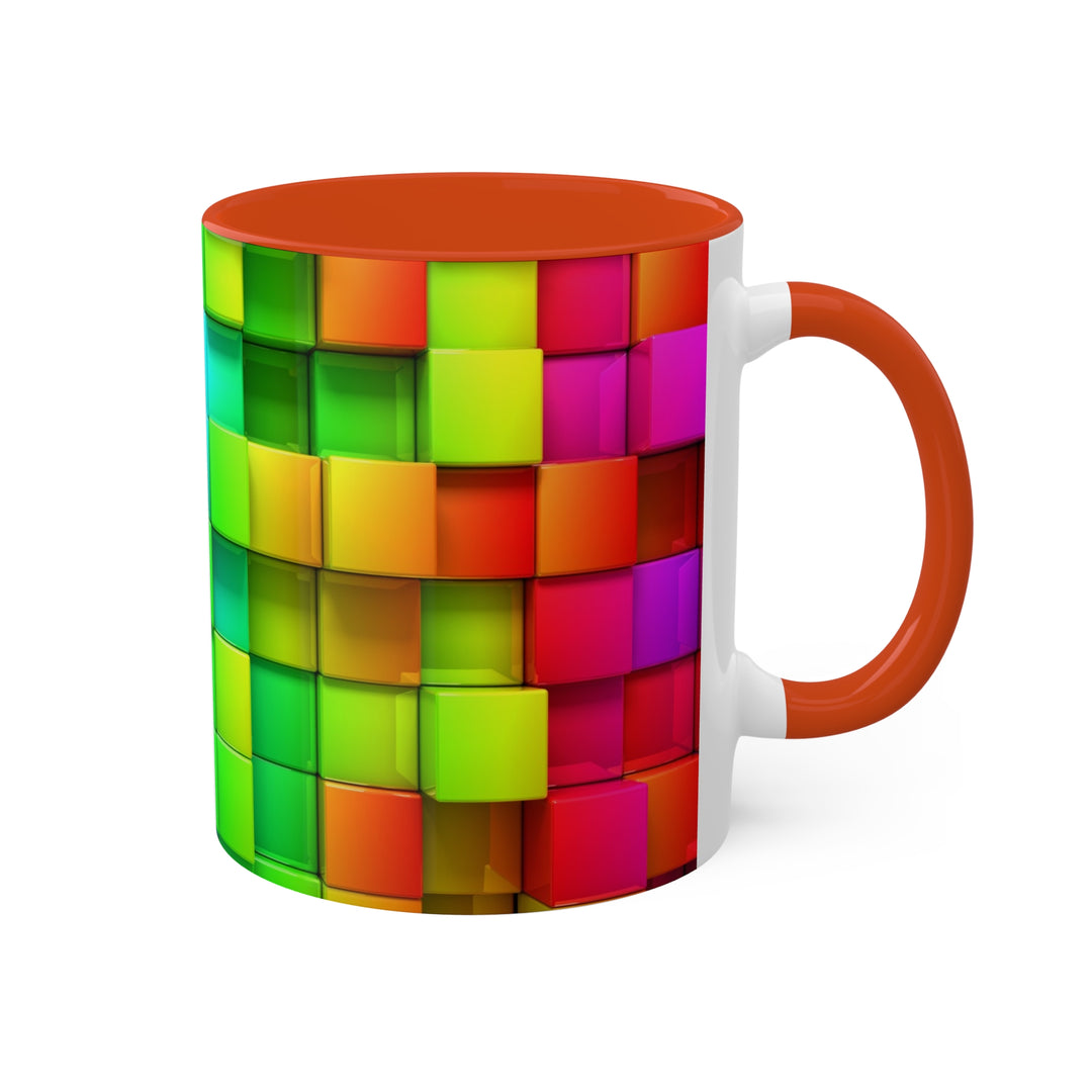 Rainbow of Colorful Boxes Colorful Mugs, 11oz