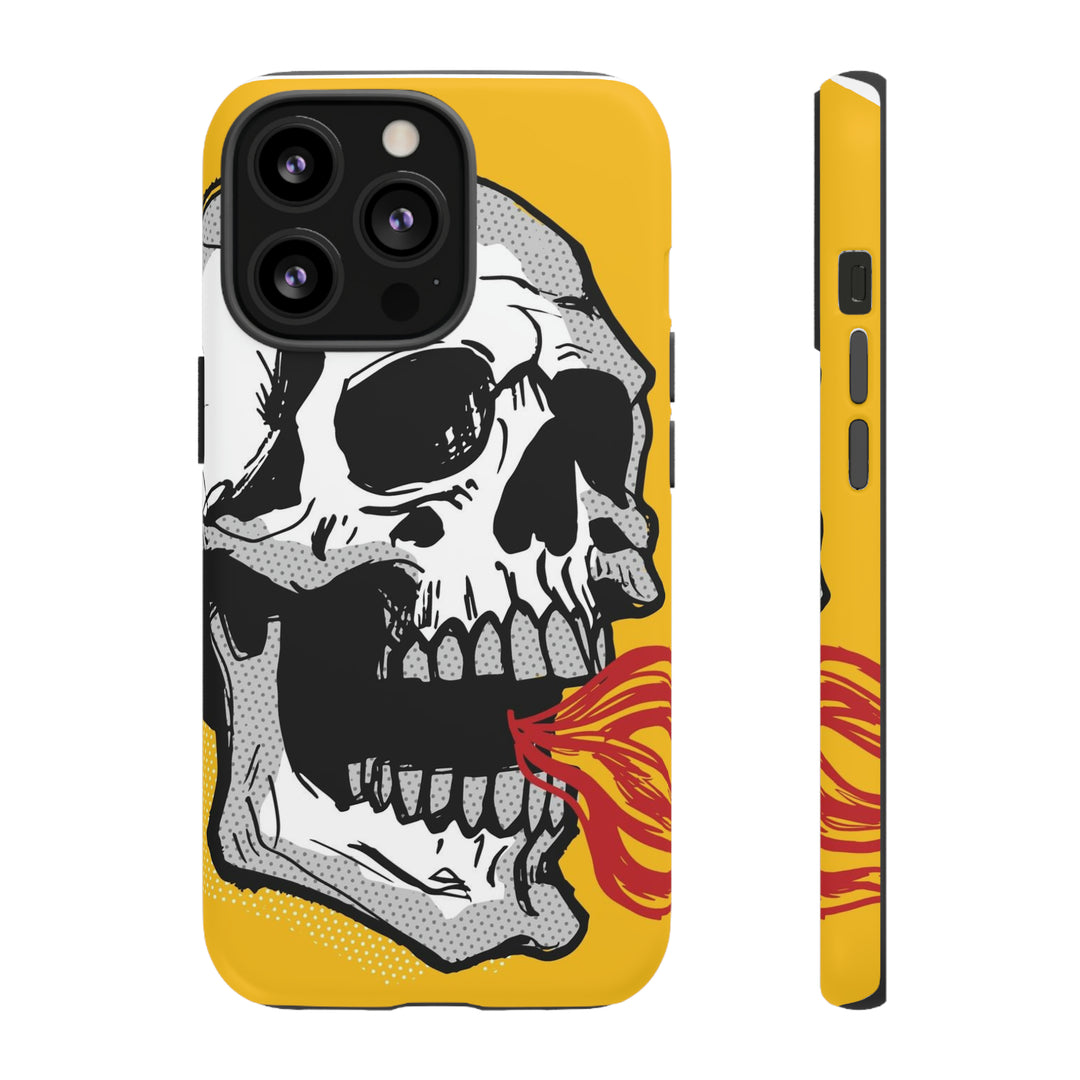 Skull Fire Tough Phone Case